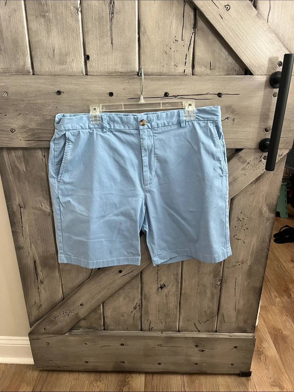Vineyard Vines Light Blue Flat Front Chino Shorts